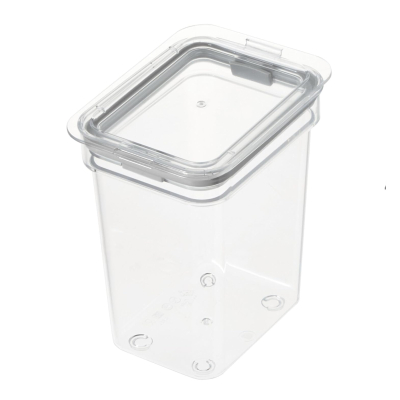 Изображение товара Герметичный пластиковый контейнер Interdesign 13 5х10х15 2 см 0 95 л прозрачный Изображение товара Герметичный пластиковый контейнер Interdesign 13 5х10х15 2 см 0 95 л прозрачный