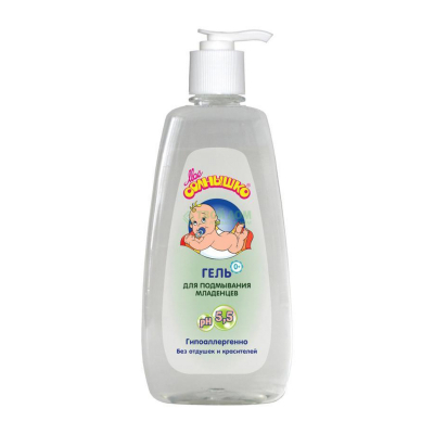 Изображение товара Мыло Солнышко гель для подмывания младенцев 400 мл