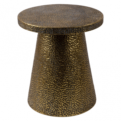 Изображение товара Столик приставной Glasar 38x38x43 см металлический золотой дизайн