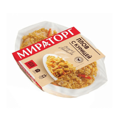Изображение товара Плов Мираторг с курицей 260 г Изображение товара Плов Мираторг с курицей 260 г