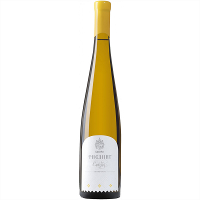 Изображение товара Вино белое сухое Новороссийск Семигорье Рислинг "Сикоры",  0,75 л