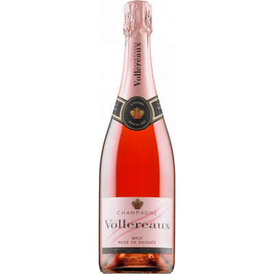 Изображение товара Шампанское Vollereaux Brut Rose de Saignee Champagne AOC розовое сухое, 0,75 л